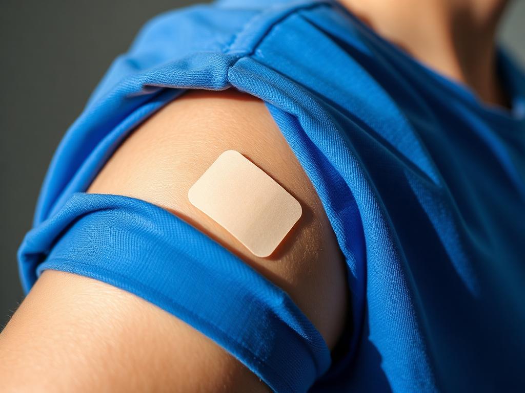 Patch AlcoStop discret porté sous un vêtement